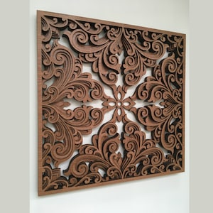Equanimity (Extra large wall art abstract, Ethnic Art, Boho Home Decor, Wood Wall Hang Decor, Wood burning art, Wooden decor)