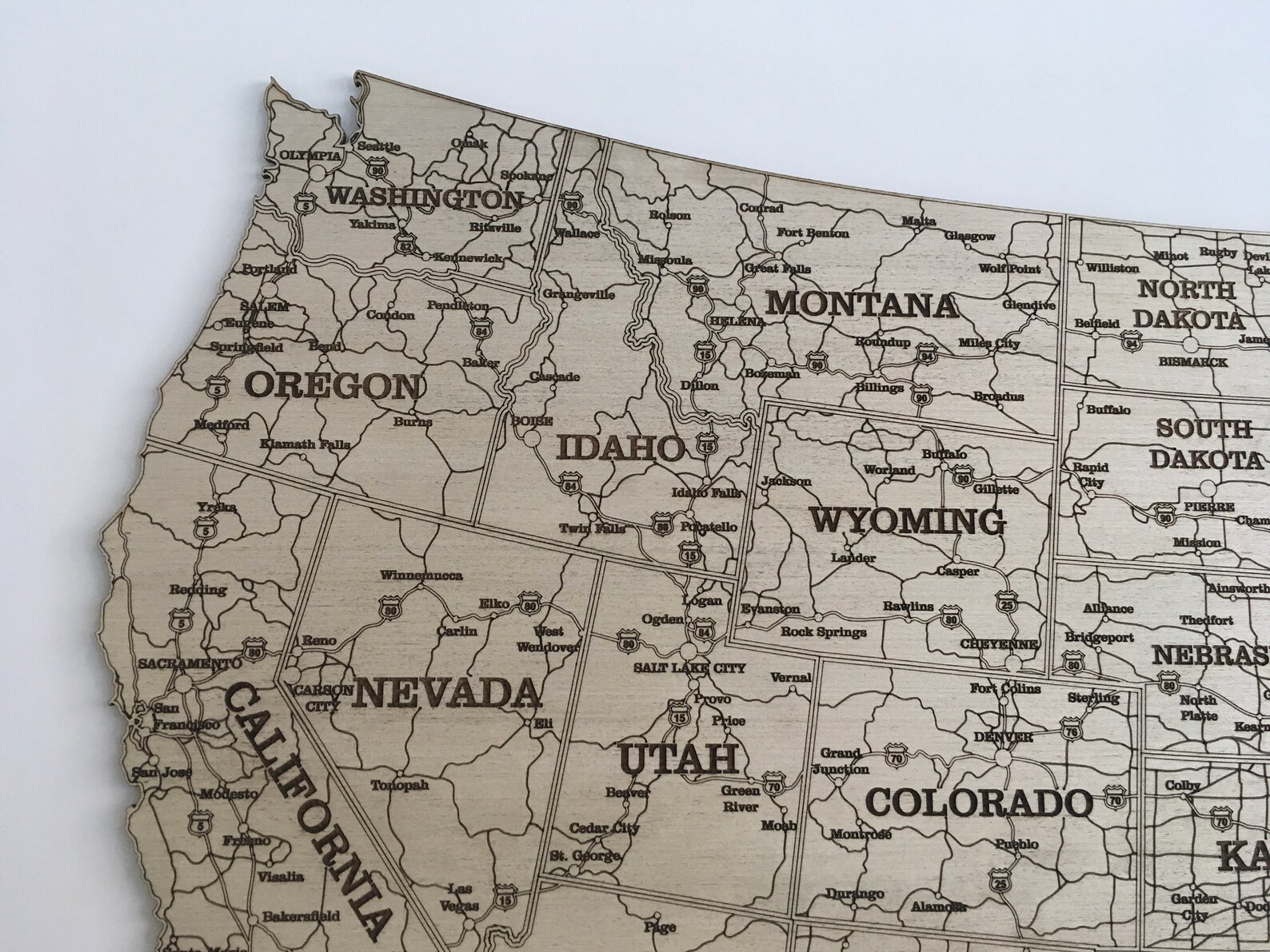 USA Travel Map United States Wood - Il 1588xN.3627622673 Cees 