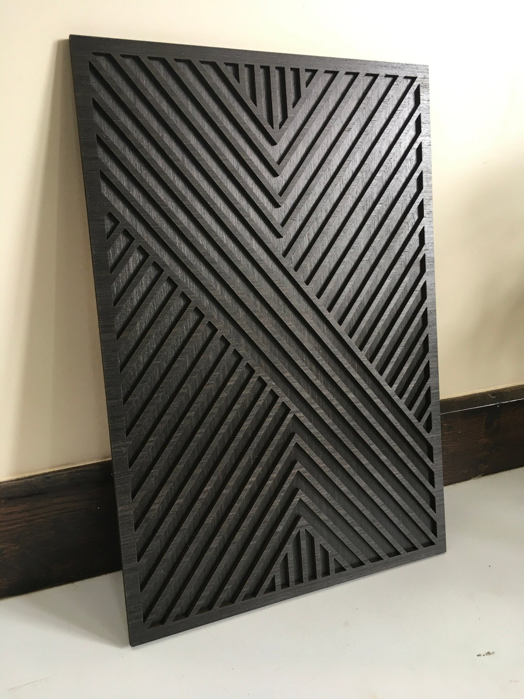 Geometric Wood Wall Art - Modern Wood Art - Minimal - Wood Paintings ...
