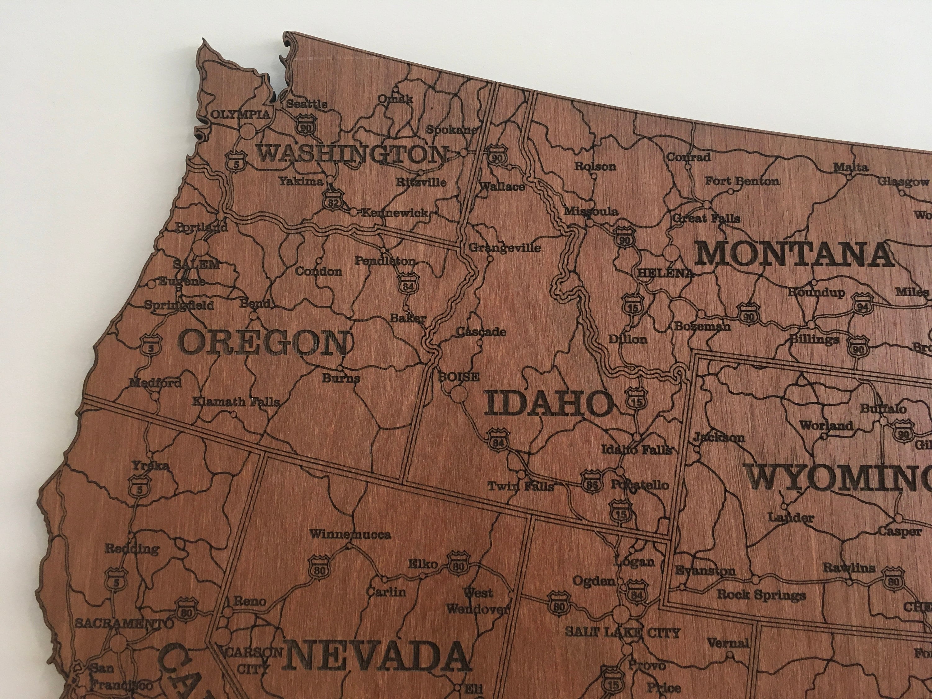 USA Travel Map United States Wood - Il Fullxfull.3627656789 Fcxm 