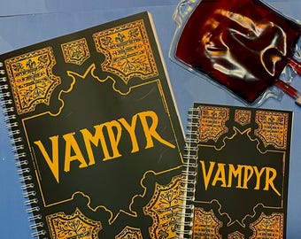 Libro de pegatinas de Vampyr / Almacenamiento de pegatinas reutilizables, regalo para fans de Buffy