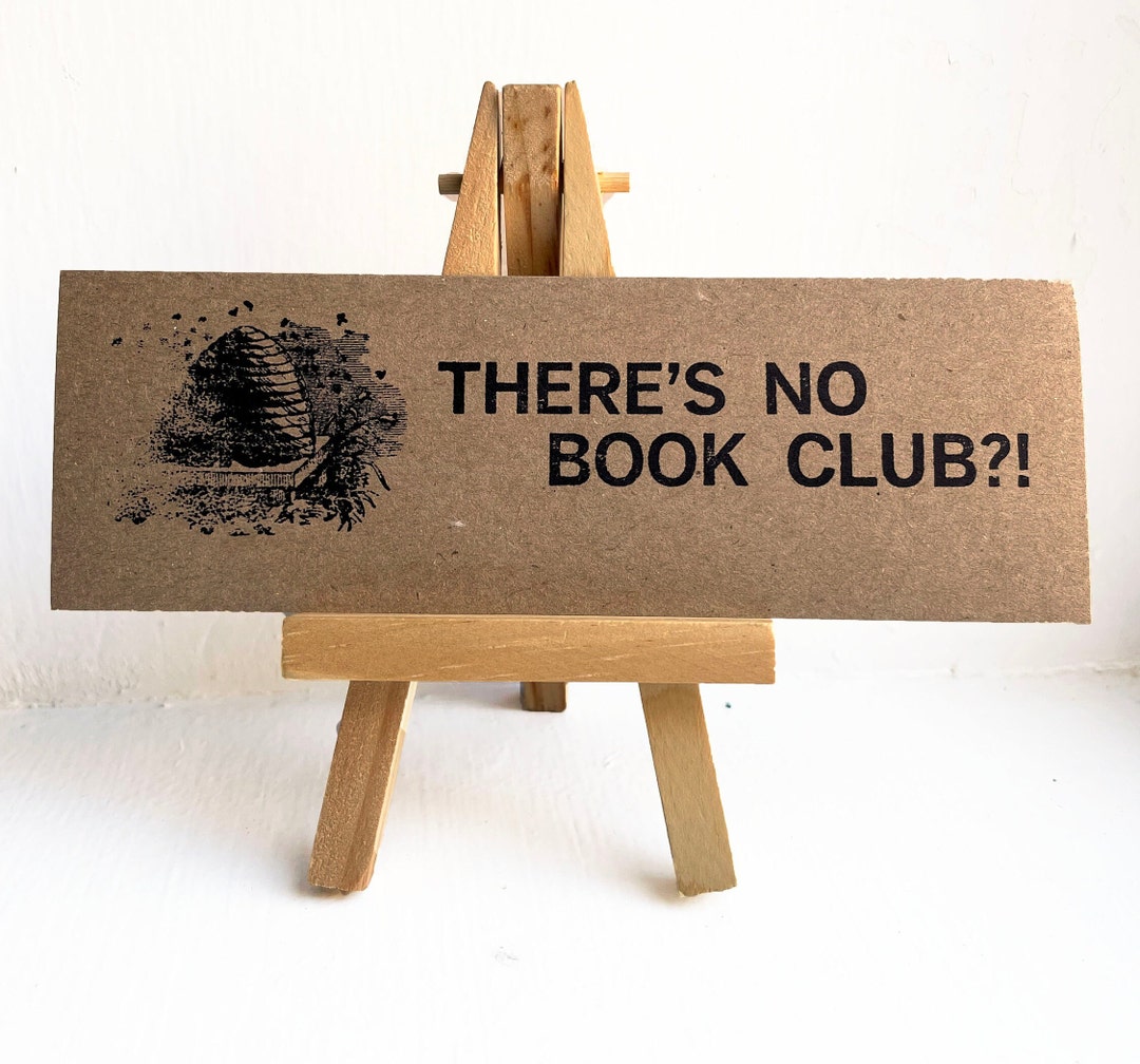 2pack Yellowjackets no Book Club Hand Printed Letterpress Bookmark Etsy