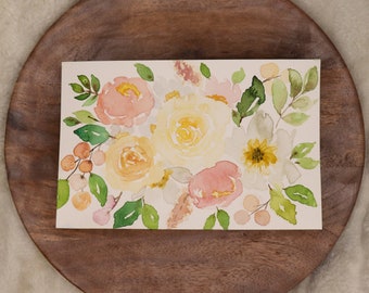 Original-Floral Watercolor painting