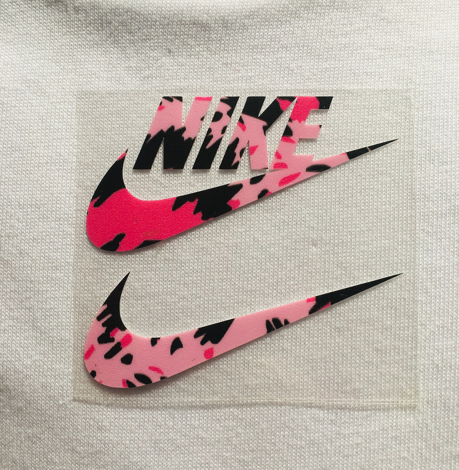 DIY Ironon Nike Logo heat transfer label sticker for tshirt Etsy