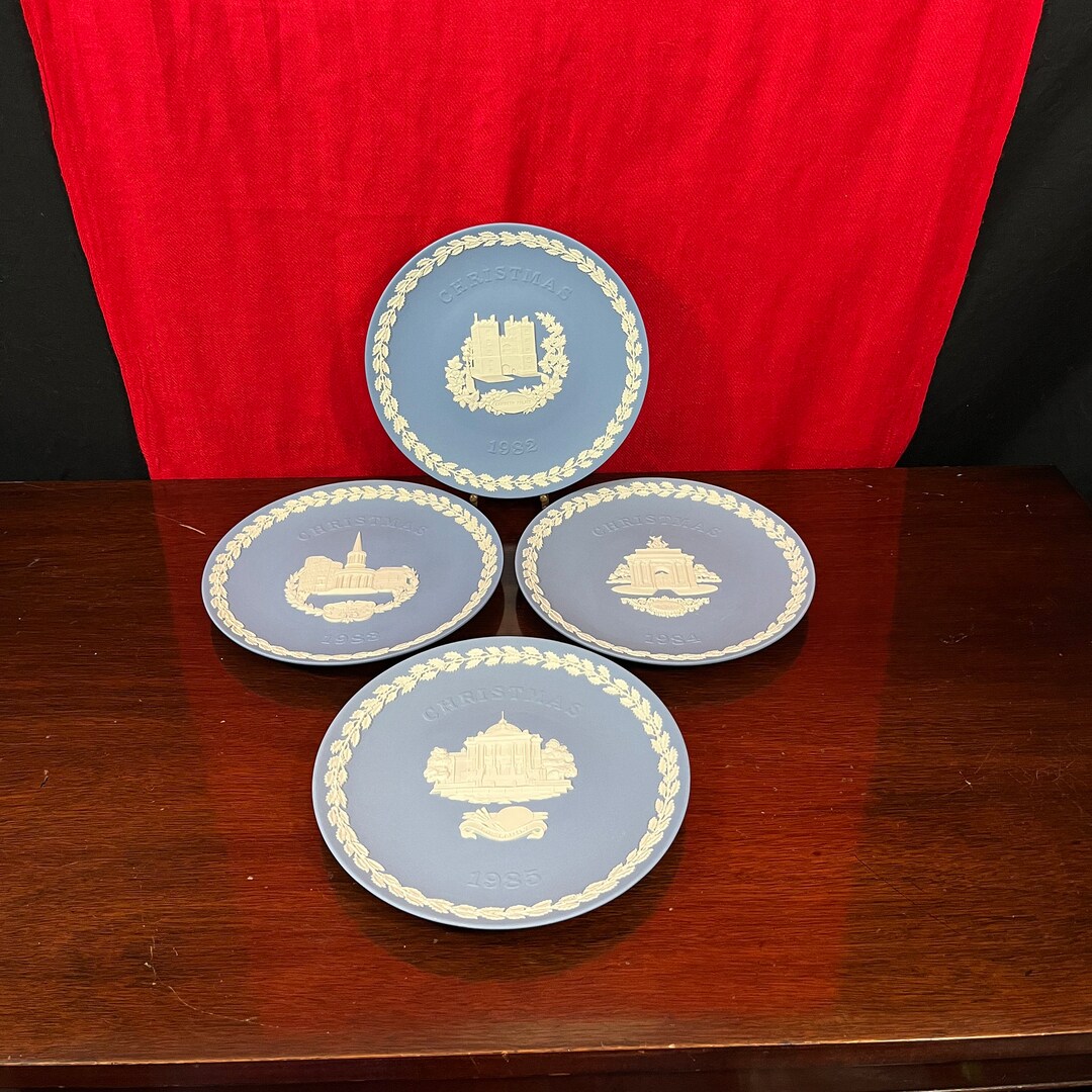 Vintage Wedgwood Jasperware Annual Christmas Plate Choose From Plates