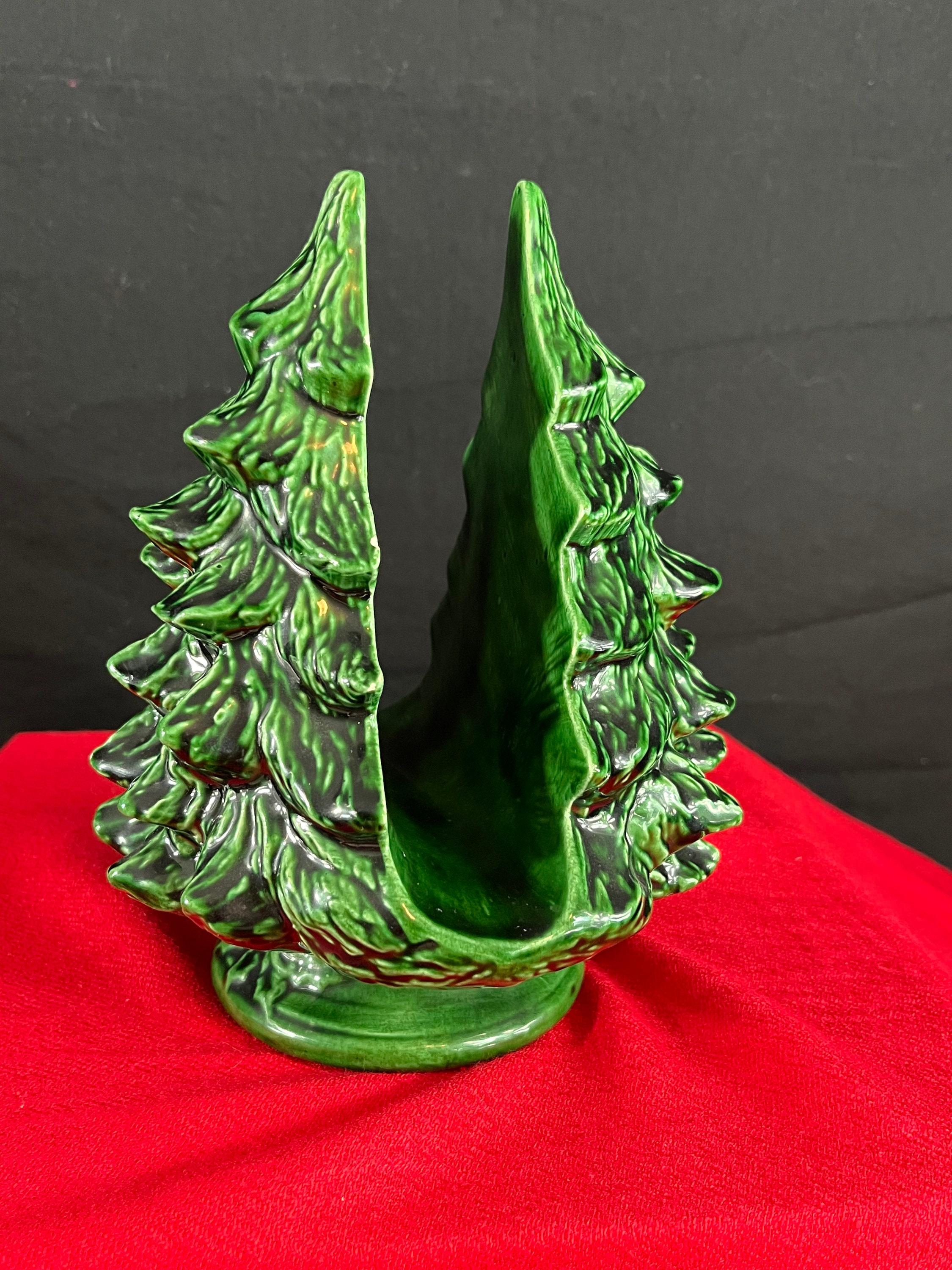 Vintage Holland Mold Ceramic Christmas Tree Napkin Holder / Etsy
