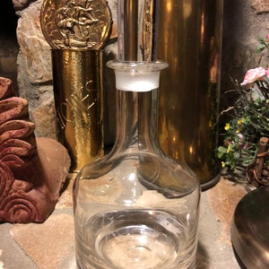 dartington Frank Thrower crystal decanter made in England vintage