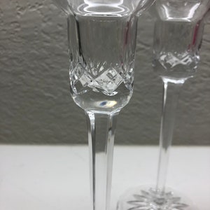 Vintage crystal rogaska crystal holders pair