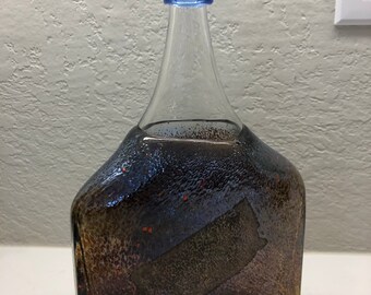 KOSTA BODA Glass BERTIL Vallien Sweden Satellite Bottle Vase 12 1