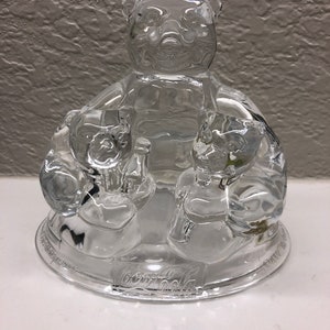 Vintage Coca Cola Eisbär Bleikristall Figur Made in France