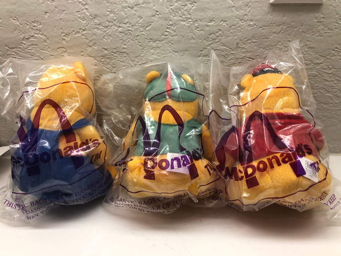 Rare Mcdonald's Winnie the Pooh Collection Soft Plush Toy - Etsy