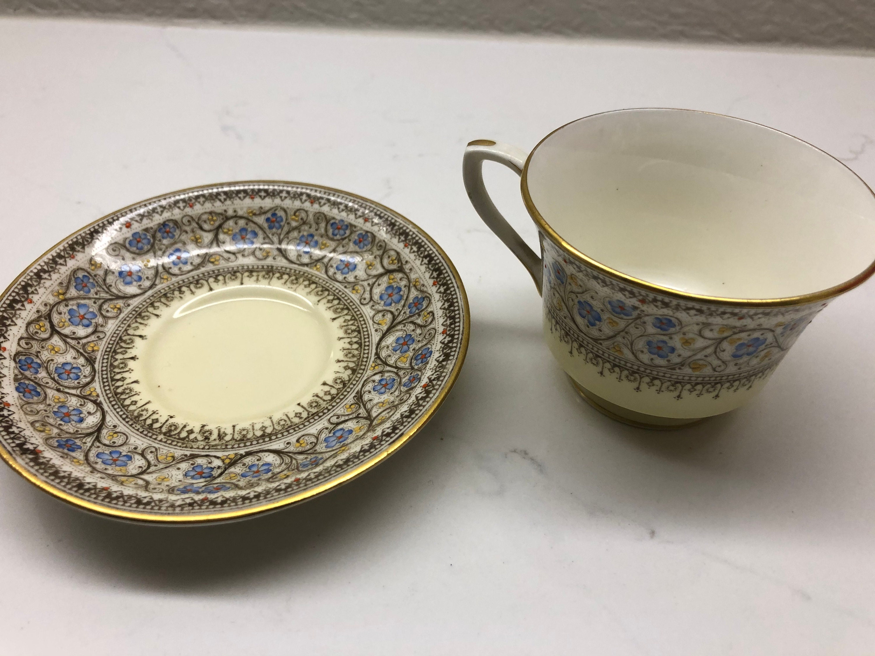 Royal Worcester Lady Evelyn cup with saucer Etsy