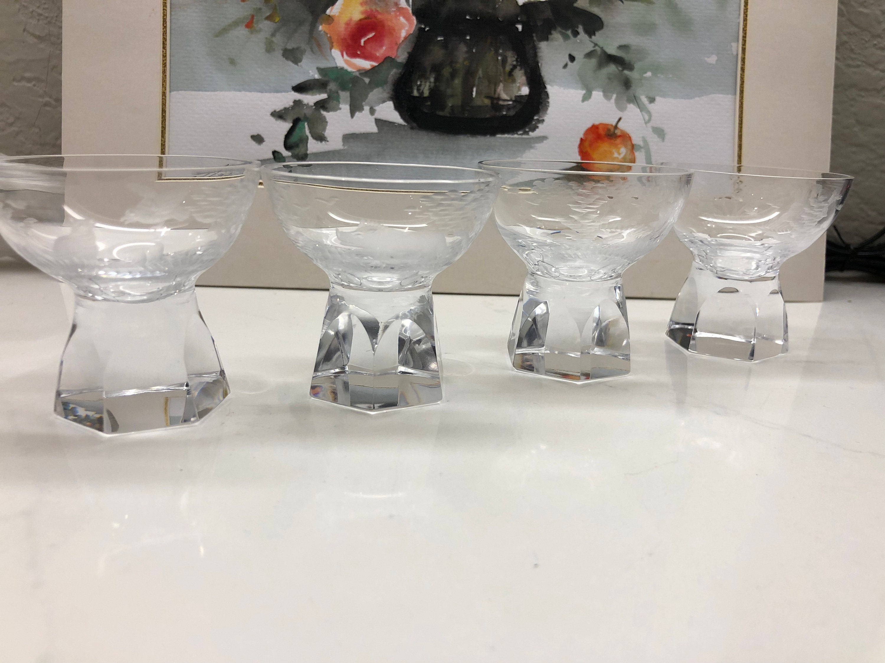 Moser etched glass - Etsy 日本