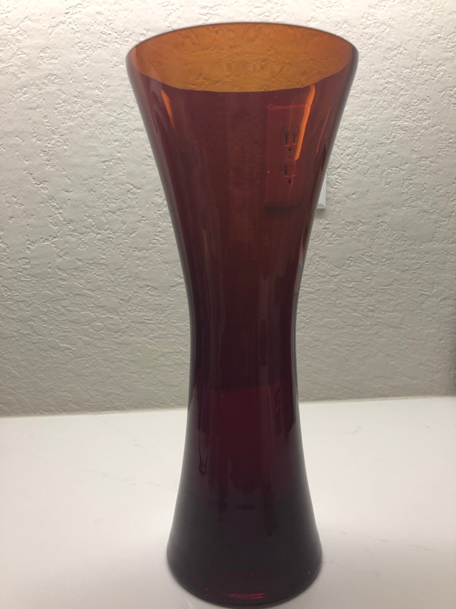 MARGIE'S GARDEN Hand Blown Glass Vase Westlake Village CA Studio Art Etsy