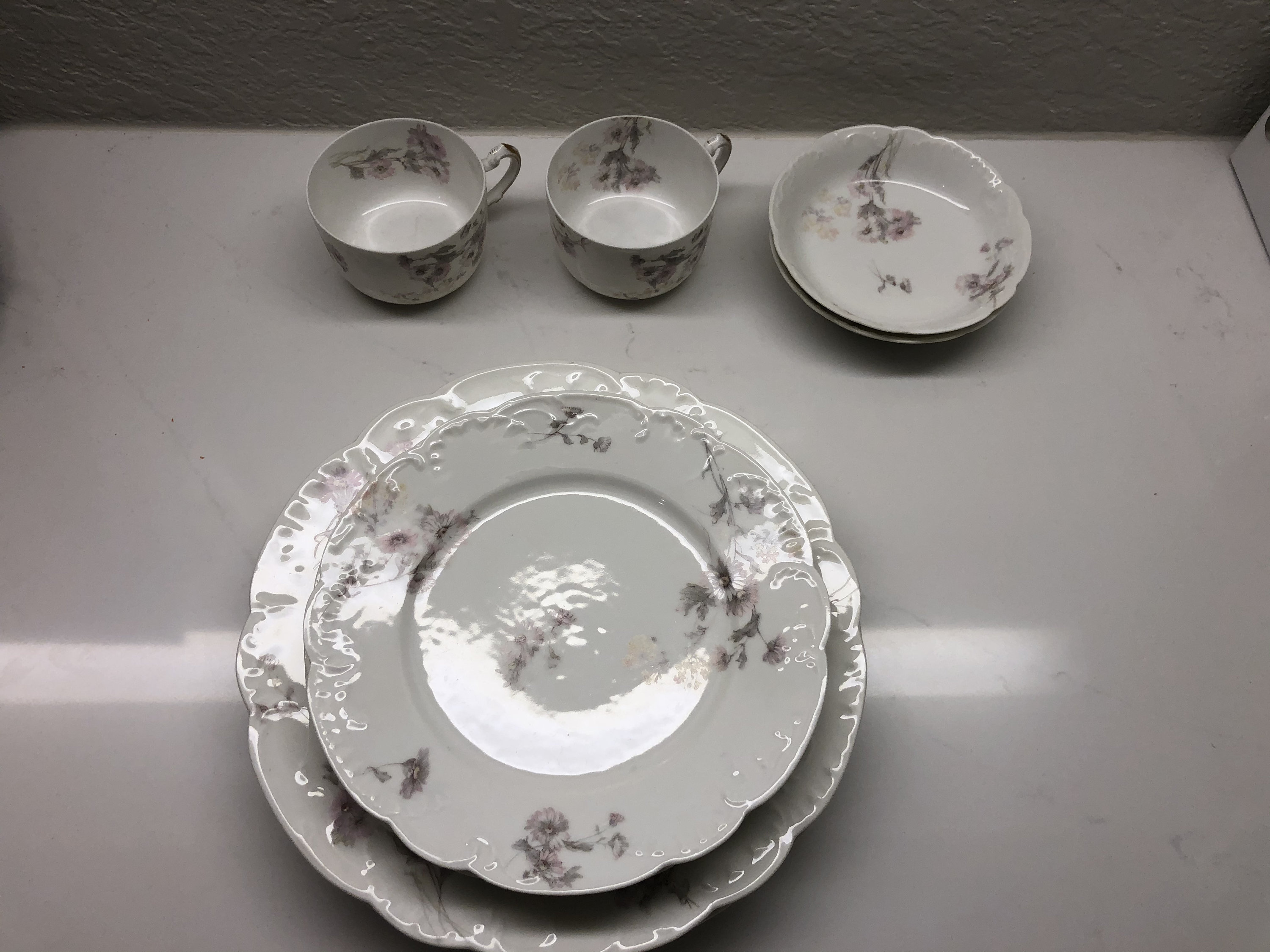 Antique 1888-1896 Mark H.H & C L France Limoges China Set