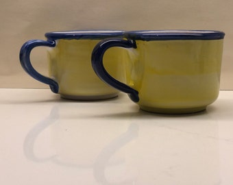 Vietri Ceramics made in Italy  set of 5 mugs cups terracota