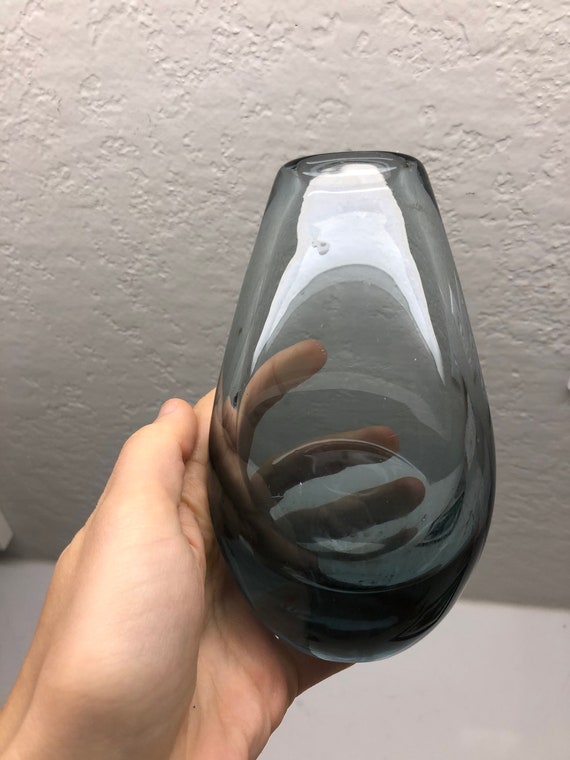 Kosta Boda Teardrop Raindrop Drop Vase Signed 47800 Warff