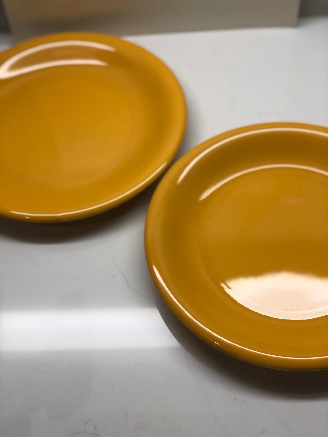 Ceramiche Toscane Dinner Plates Yellow , Italy Etsy