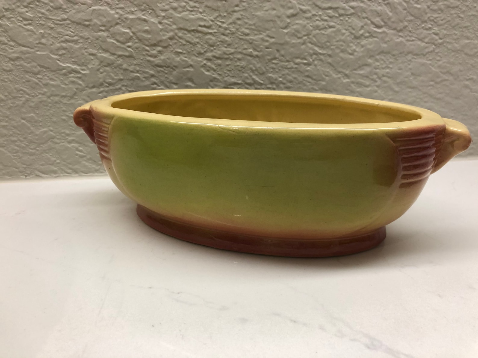 Vintage Pottery Planter Marked USA Etsy