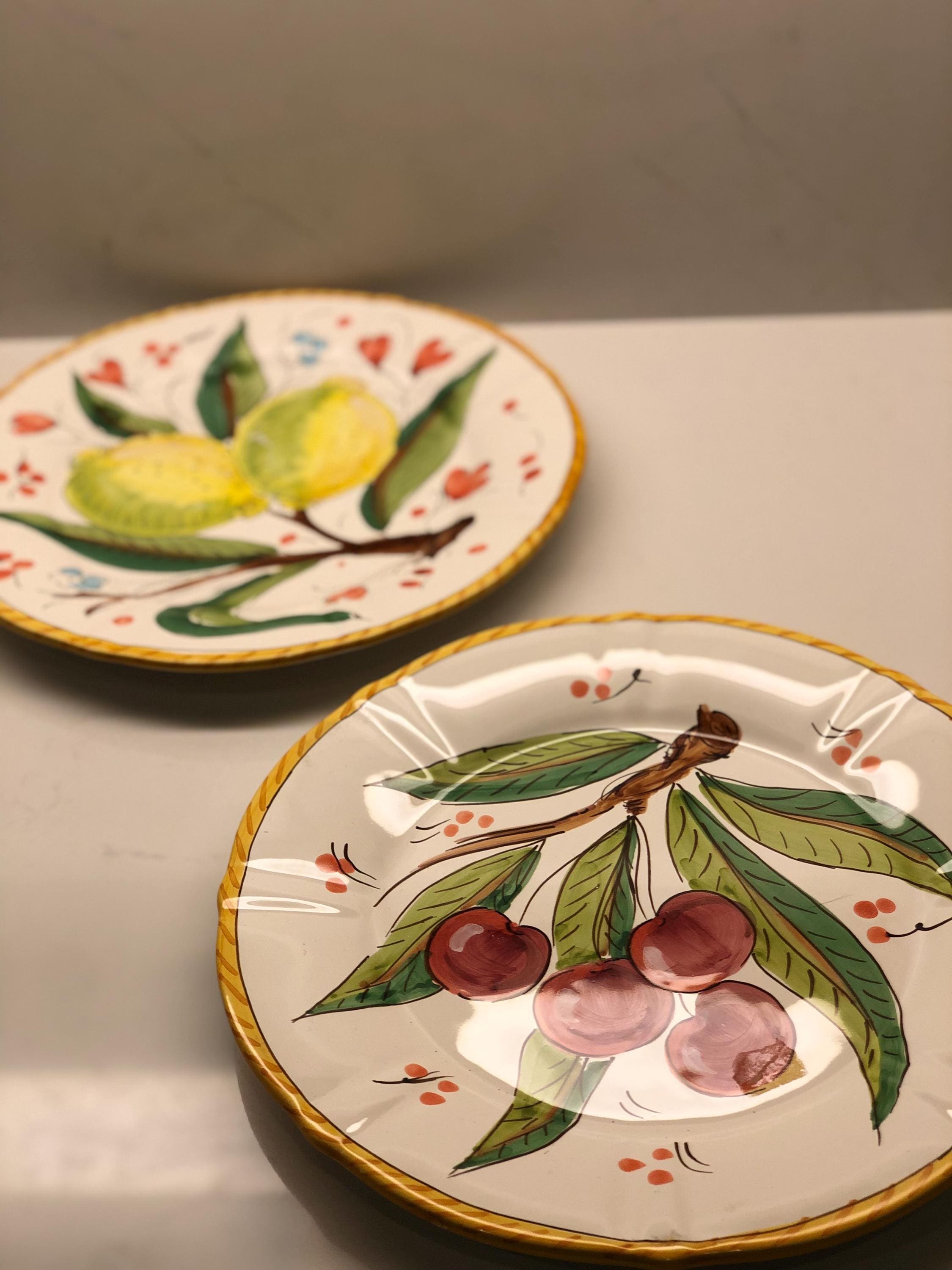 チャオイタリー　イタリア Ciao Italya Handpainted Made in Italy Brilliant Double Diner