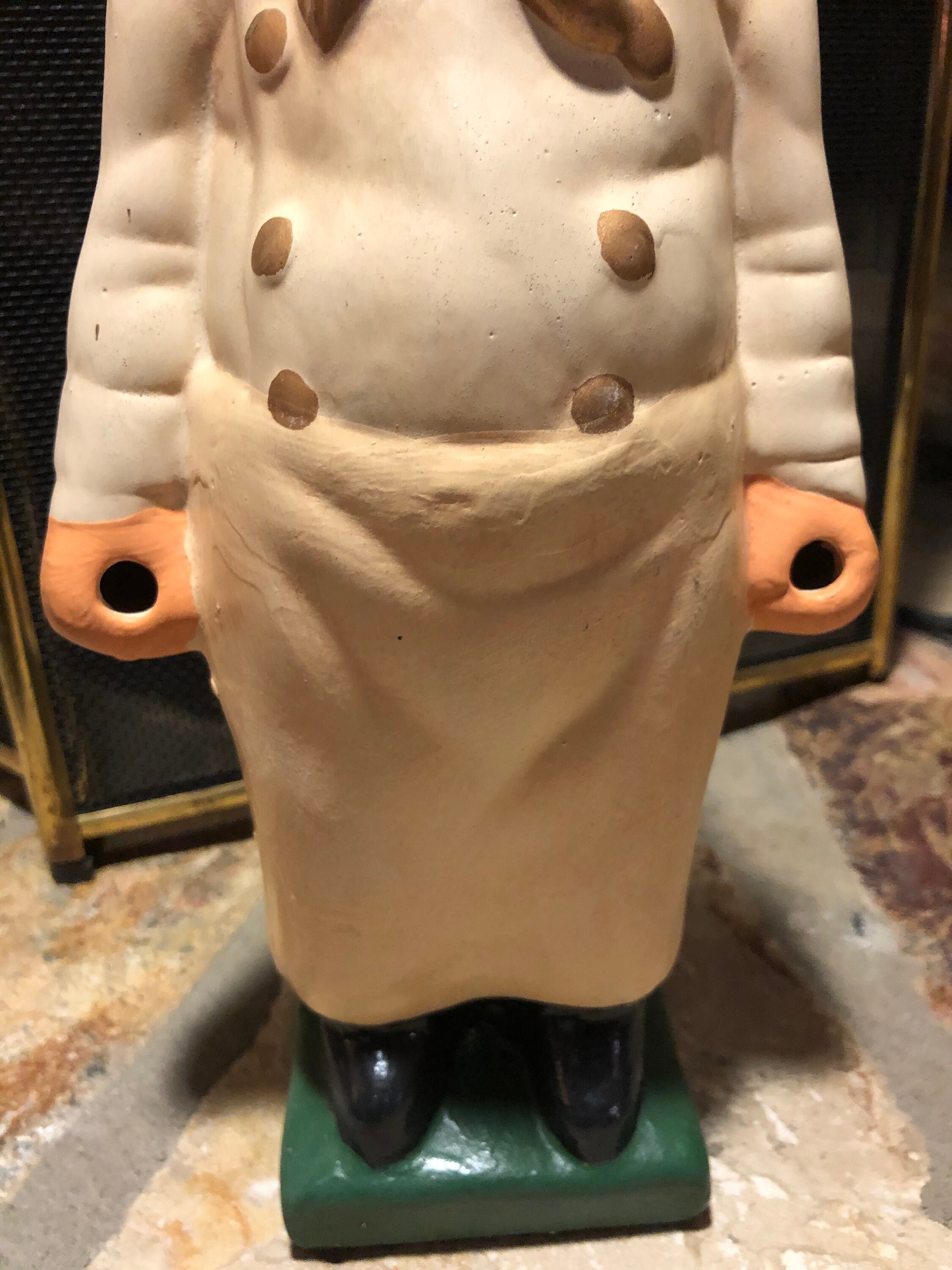 Vintage Pig Chef Statue Ceramic Restaurant BBQ Deli Country 15 Etsy