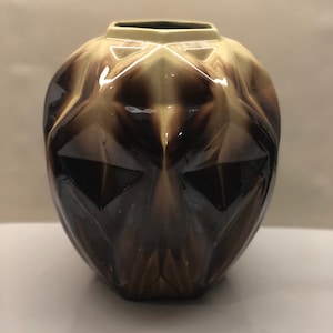 Art Deco  Majolica  Vase  French Art Nouveau DE BRUYN FIVES Lille