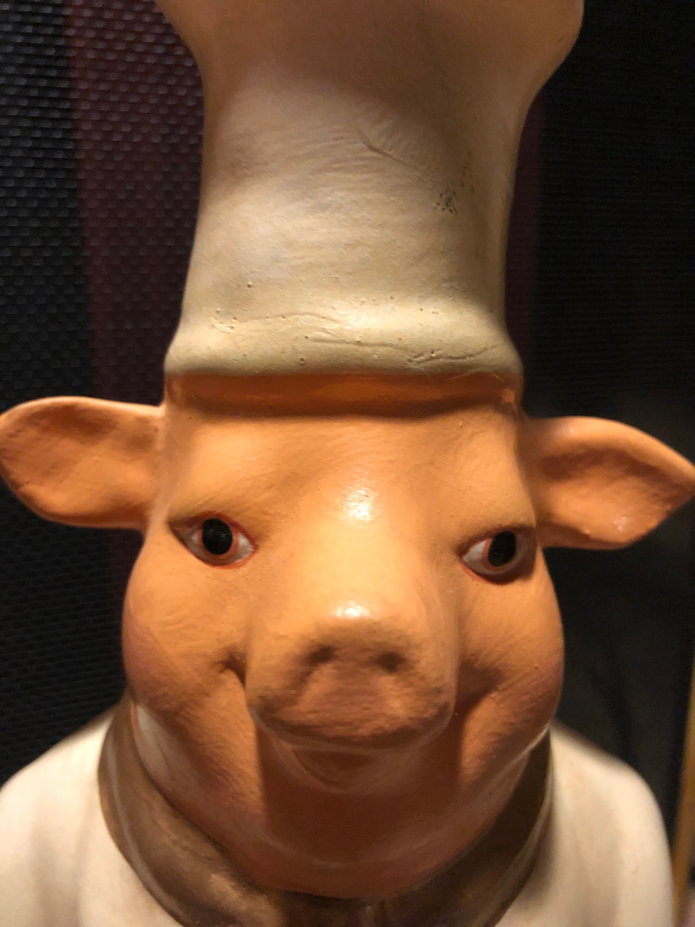 Vintage Pig Chef Statue Ceramic Restaurant BBQ Deli Country 15 Etsy