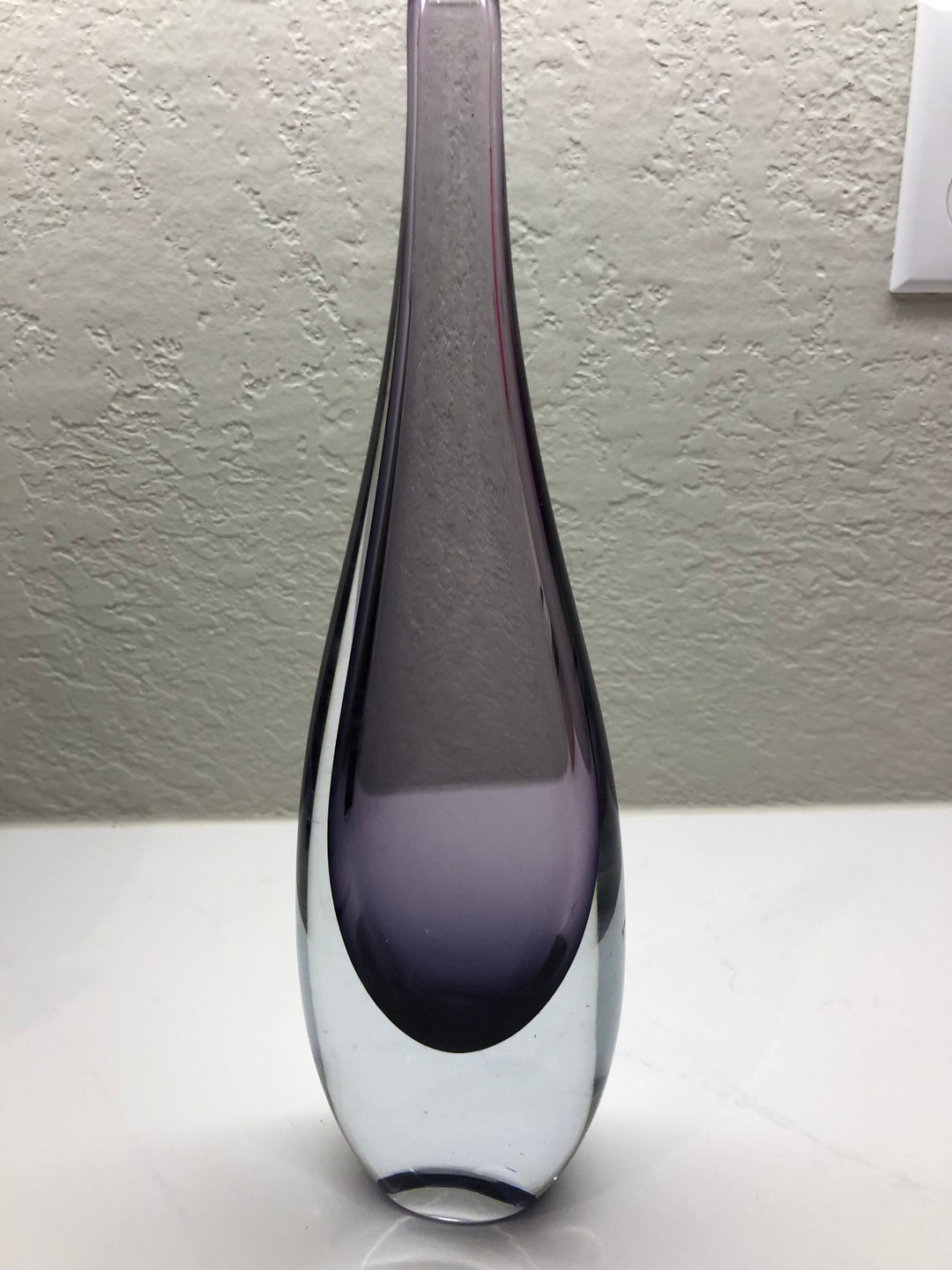 Strombergshyttan Sweden Crystal  Vase、花器 Vtg Stromberg Strombergshyttan Floral Etched Crystal Art Glass