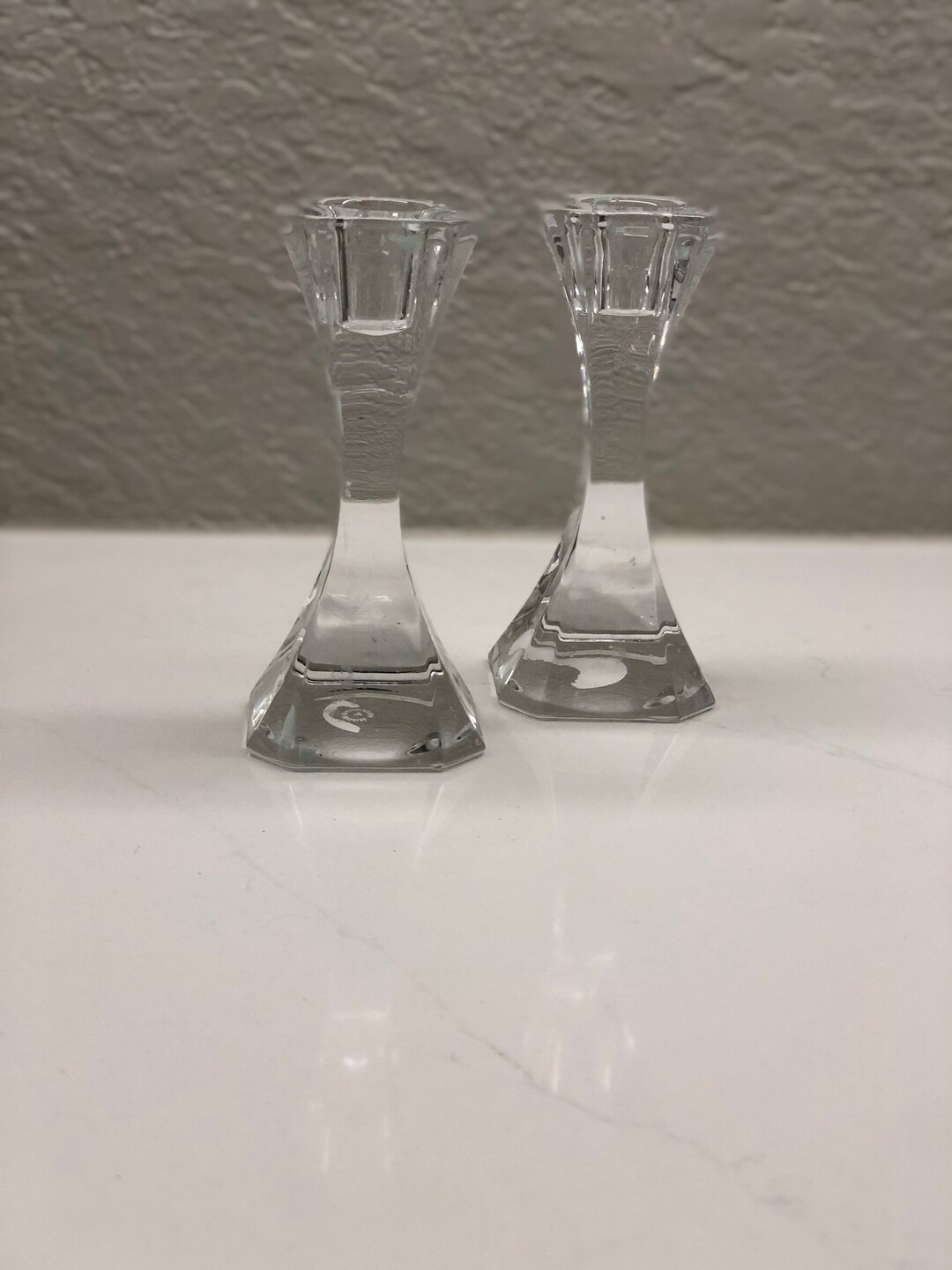 Villeroy & Boch 2 Crystal Candlesticks Cocktail Club Set Etsy
