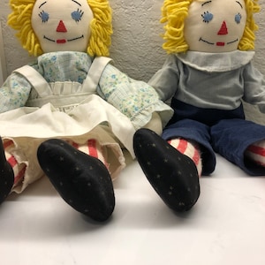 Peluche pour poupées vintage Ann et Andy