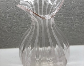 Art glass hand blown vase home accents decor