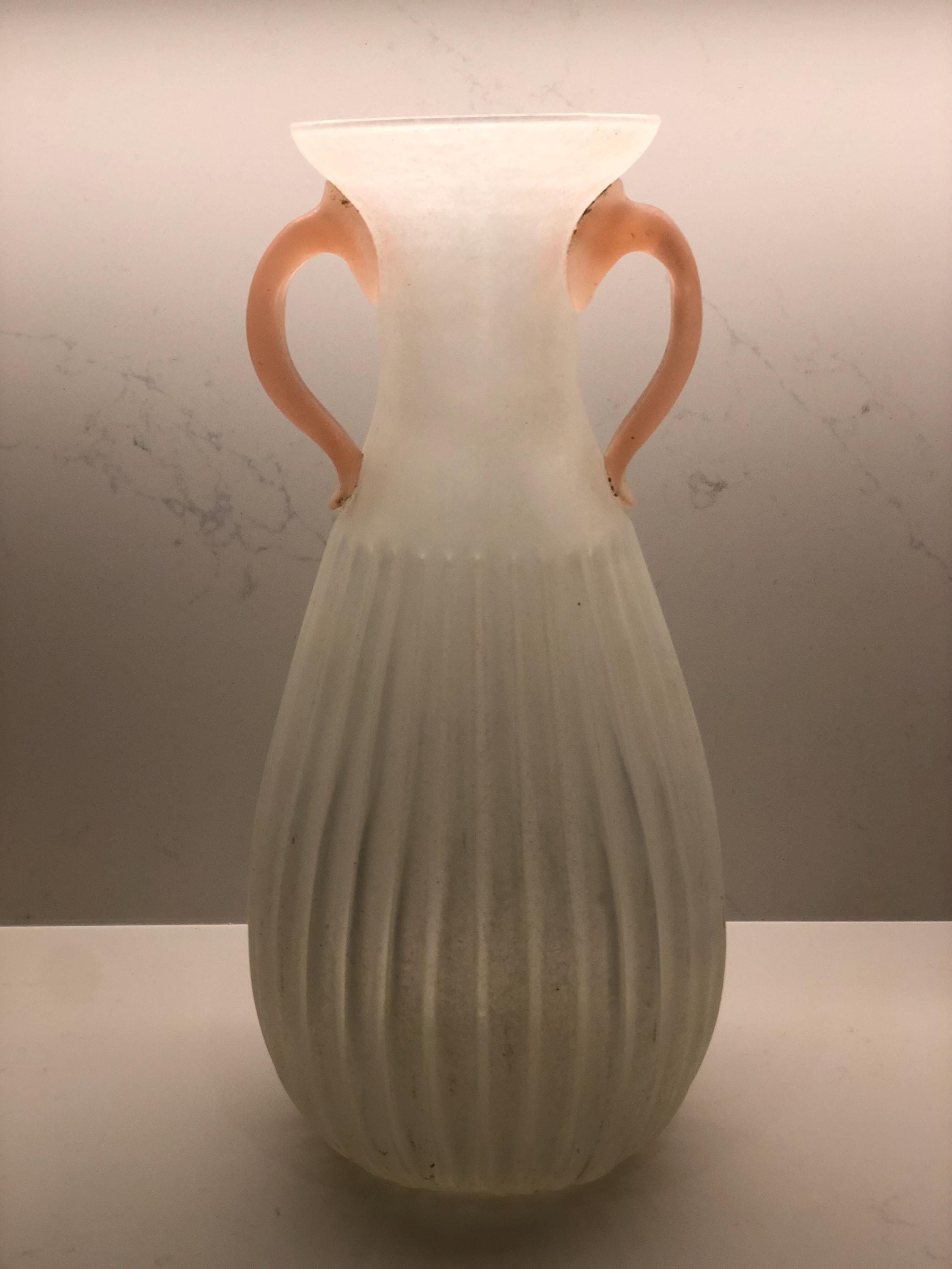 ヴィンテージ Vetreria Operaia lux イタリア アート ガラス花瓶 scavo