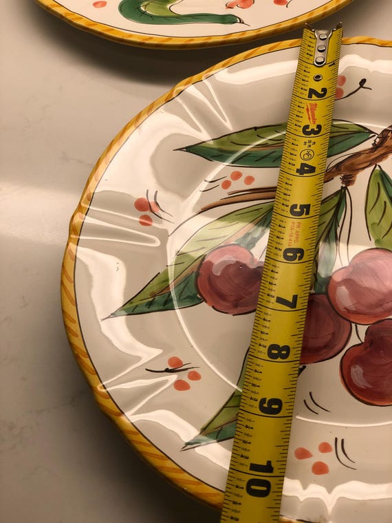 Ciao Italya Handpainted Made in Italy Brilliant Double Diner