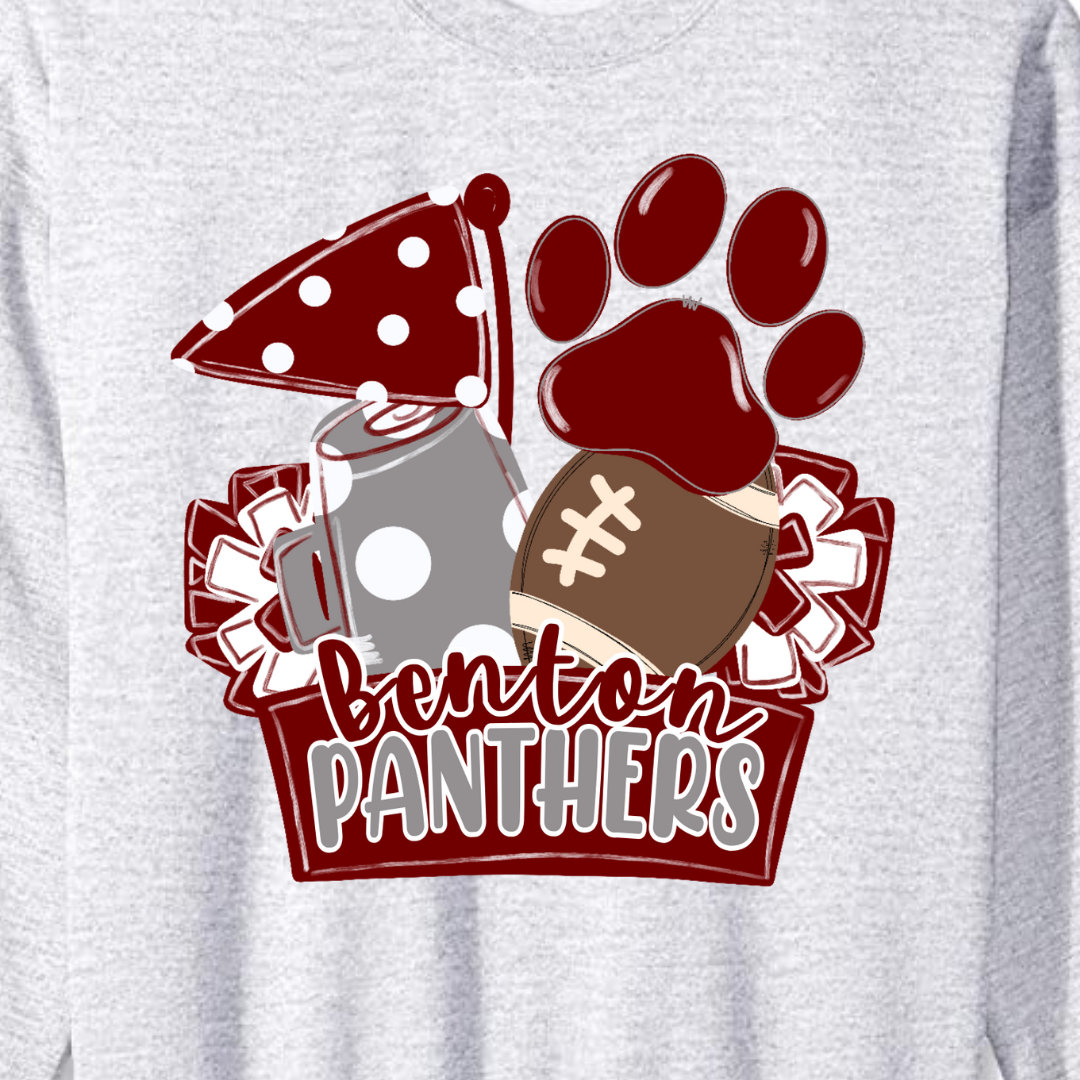 Happy Panther Mascot - Coloring.app, image size:1080x1080