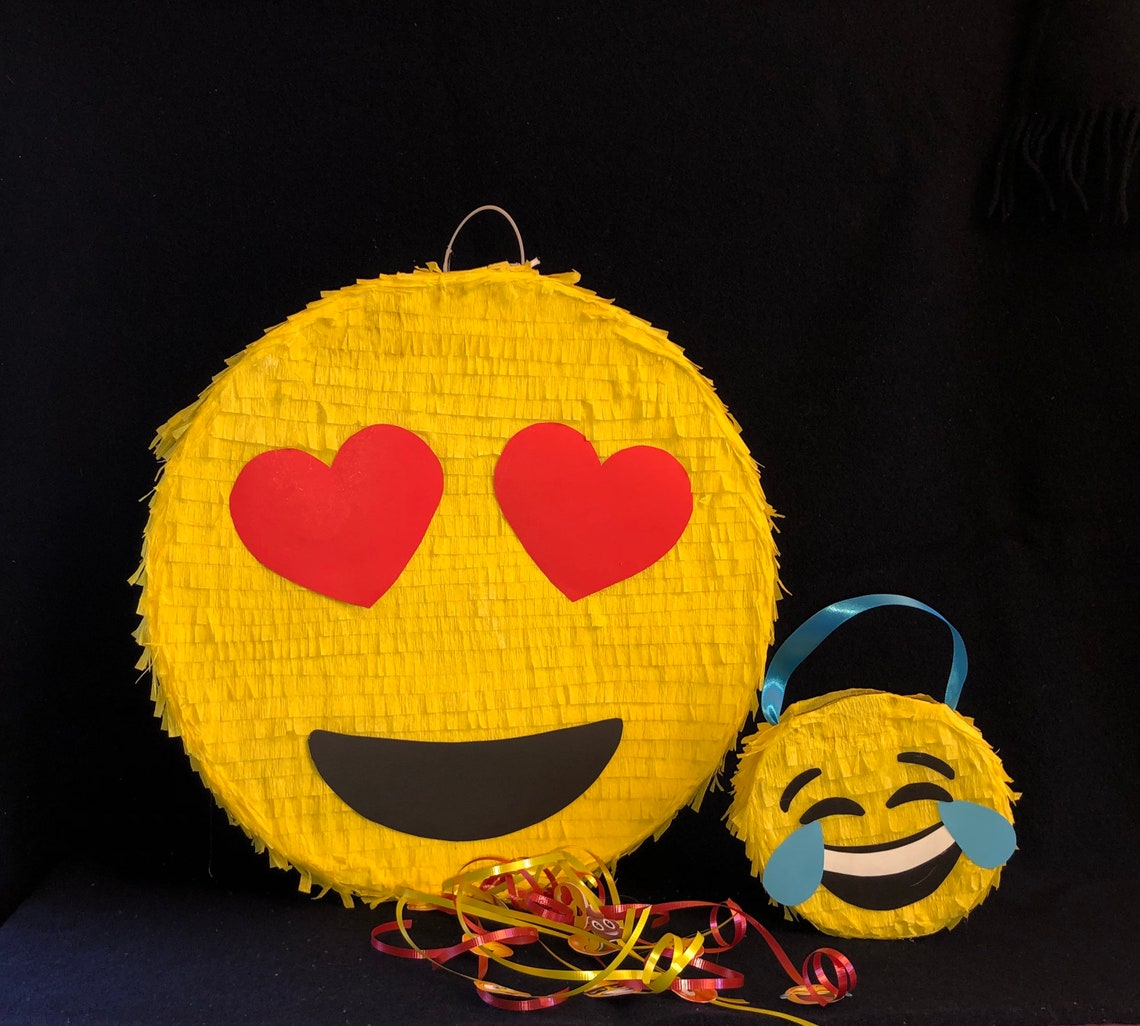 Emoji piñata avec mini emoji piñata pour les faveurs du parti Etsy
