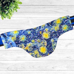 Starry Night Van Gogh Thyroid Shield Cover: Cotton Radiology Protector