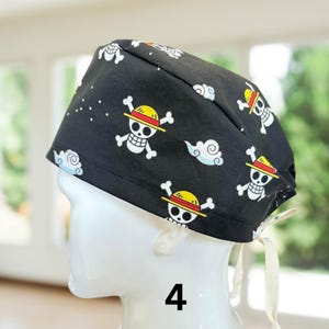 Pokémon-Akatsuki-Poket Monster ~ Surgical Cap, Scrub Cap, Unisex Scrub Cap, Nurse Cap,  OR Cap, MD, CNA, Tec, Vet, Chef, Gift.