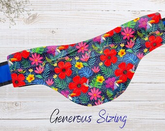 Tropical Birds~ Thyroid Shield Cover: Radiology Neck Guard