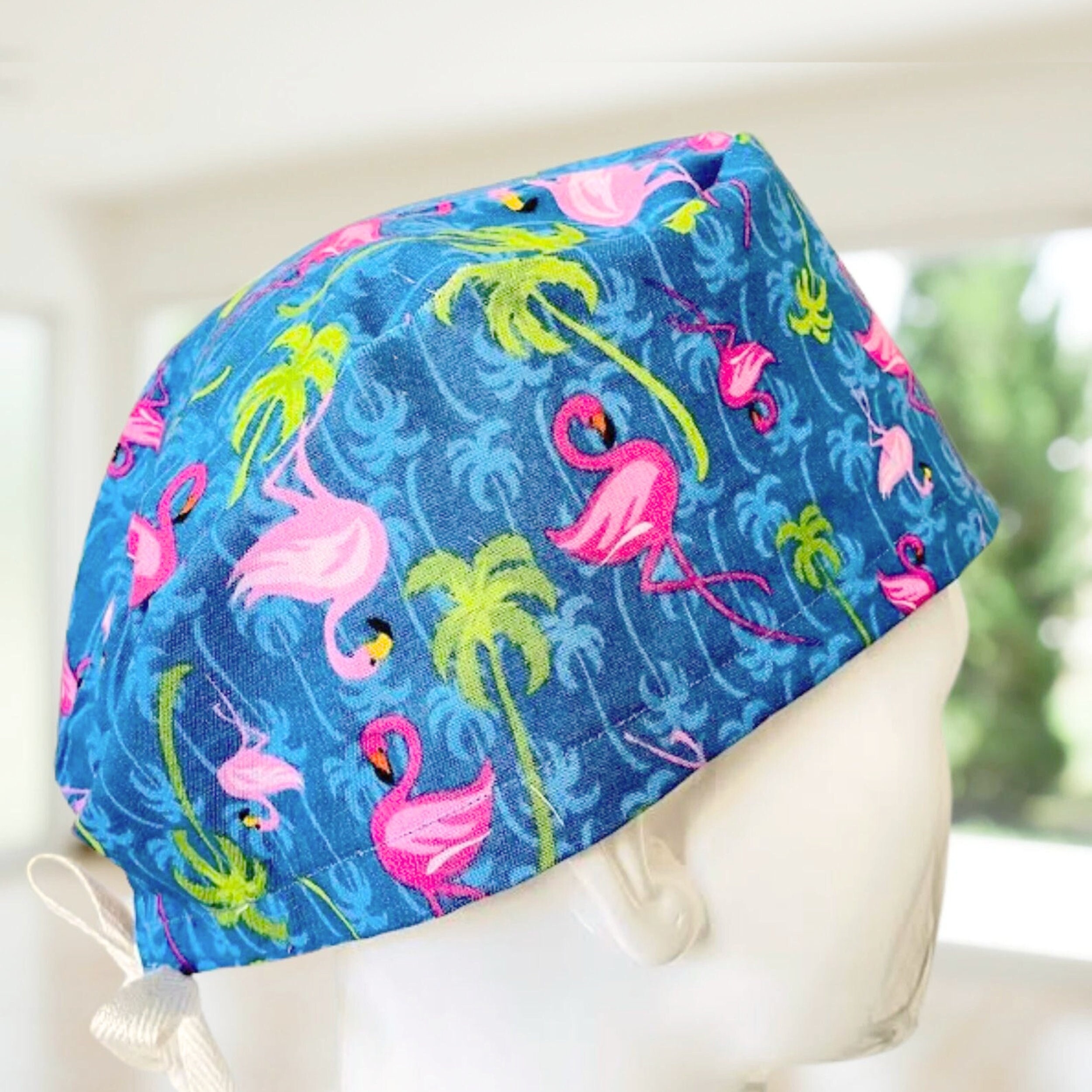 Flamingo Print Blue Cap Royal Flamingo Coffee | Columbus Coffee Roaster | Boutique  main image 4