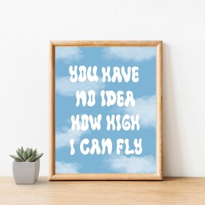 You Have No Idea How High I Can Fly The Office Show Michael Etsy