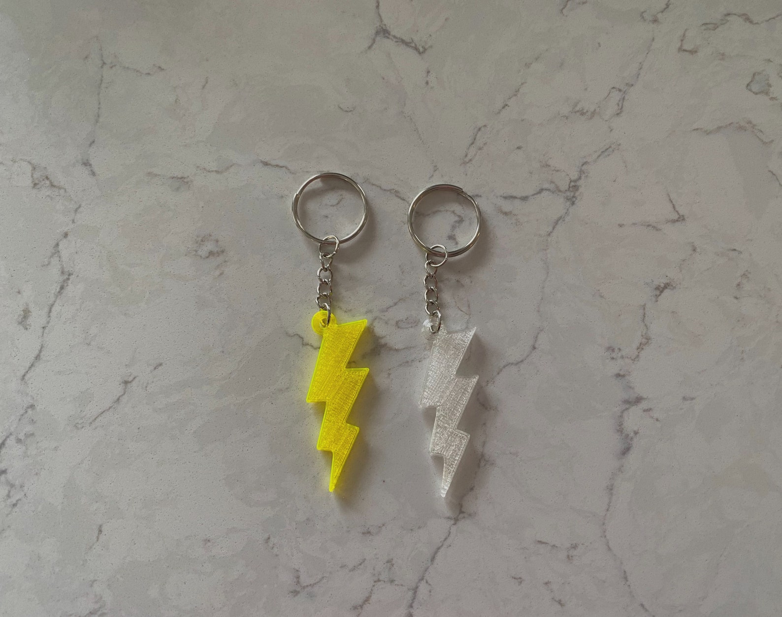 Lightning Bolt Keychain Bolt Keychain Symbol Keychain Bolt Etsy Denmark