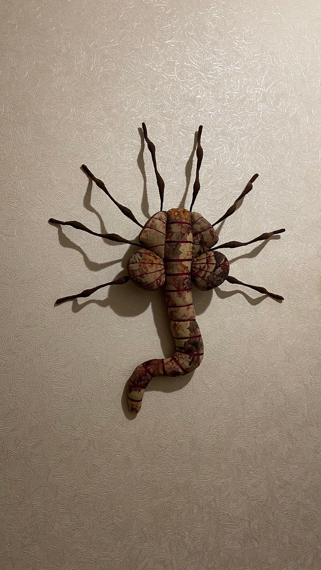Facehugger Spider Moth Ooak Soft Sculpture Art Doll Creepy Etsy