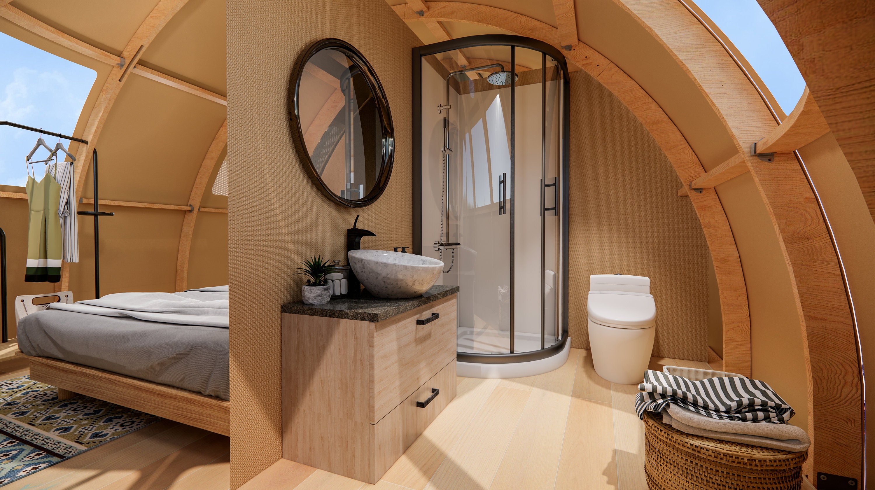 Artemis Pod for Guest House / ADU / Glamping / Studio / Etsy