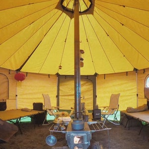 Pro-canvas Yurt for Winter Camping/ Polar Expedition/Glamping image 5