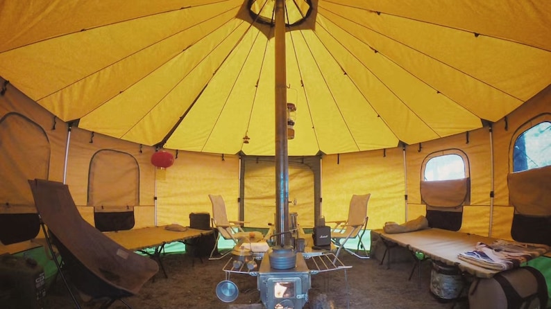 Pro-canvas Yurt for Winter Camping/ Polar Expedition/Glamping image 5