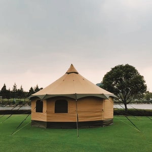 Pro-canvas Yurt for Winter Camping/ Polar Expedition/Glamping image 4
