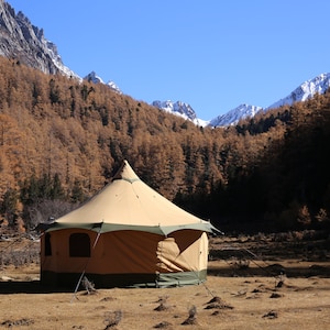 Pro-canvas Yurt for Winter Camping/ Polar Expedition/Glamping