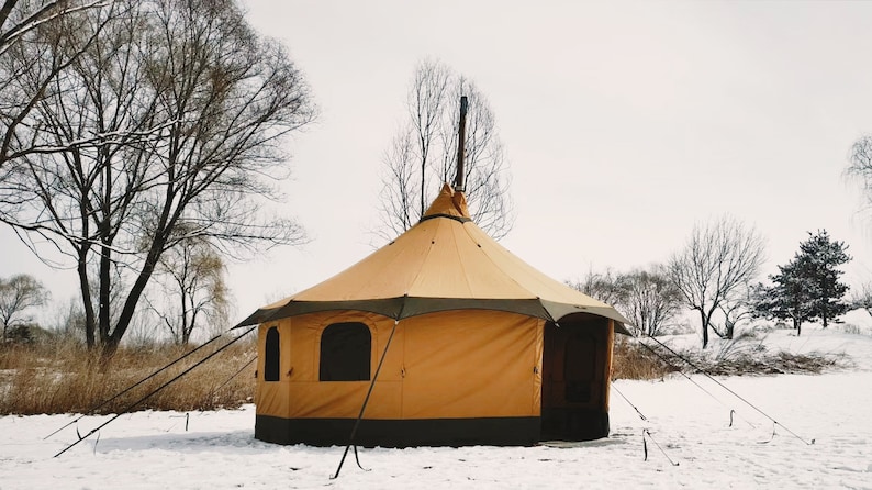 Pro-canvas Yurt for Winter Camping/ Polar Expedition/Glamping image 2