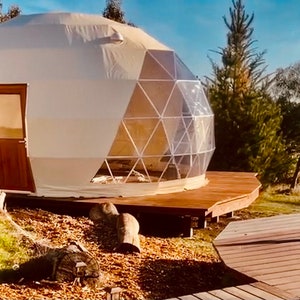 The Domegg--Oval Geodesic Dome for Glamping/Alternative house/Guest Room/Ranch/Farm