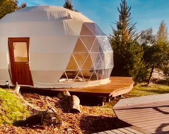 The Domegg--Cúpula geodésica ovalada para glamping/casa alternativa/habitación de huéspedes/rancho/granja